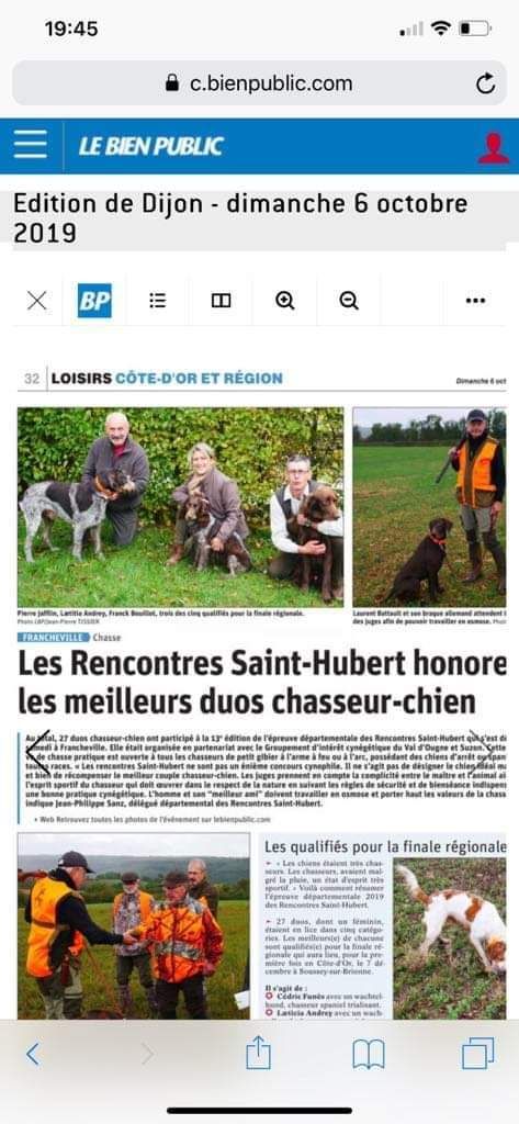 Du Val Des Houchis - rencontres St Hubert 2019